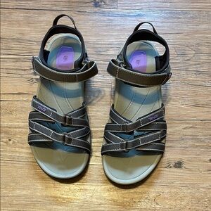 Teva Brown Outdoor Sandals with Adjustable Straps